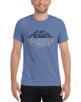 Mens Tee - Mountain Cityscape