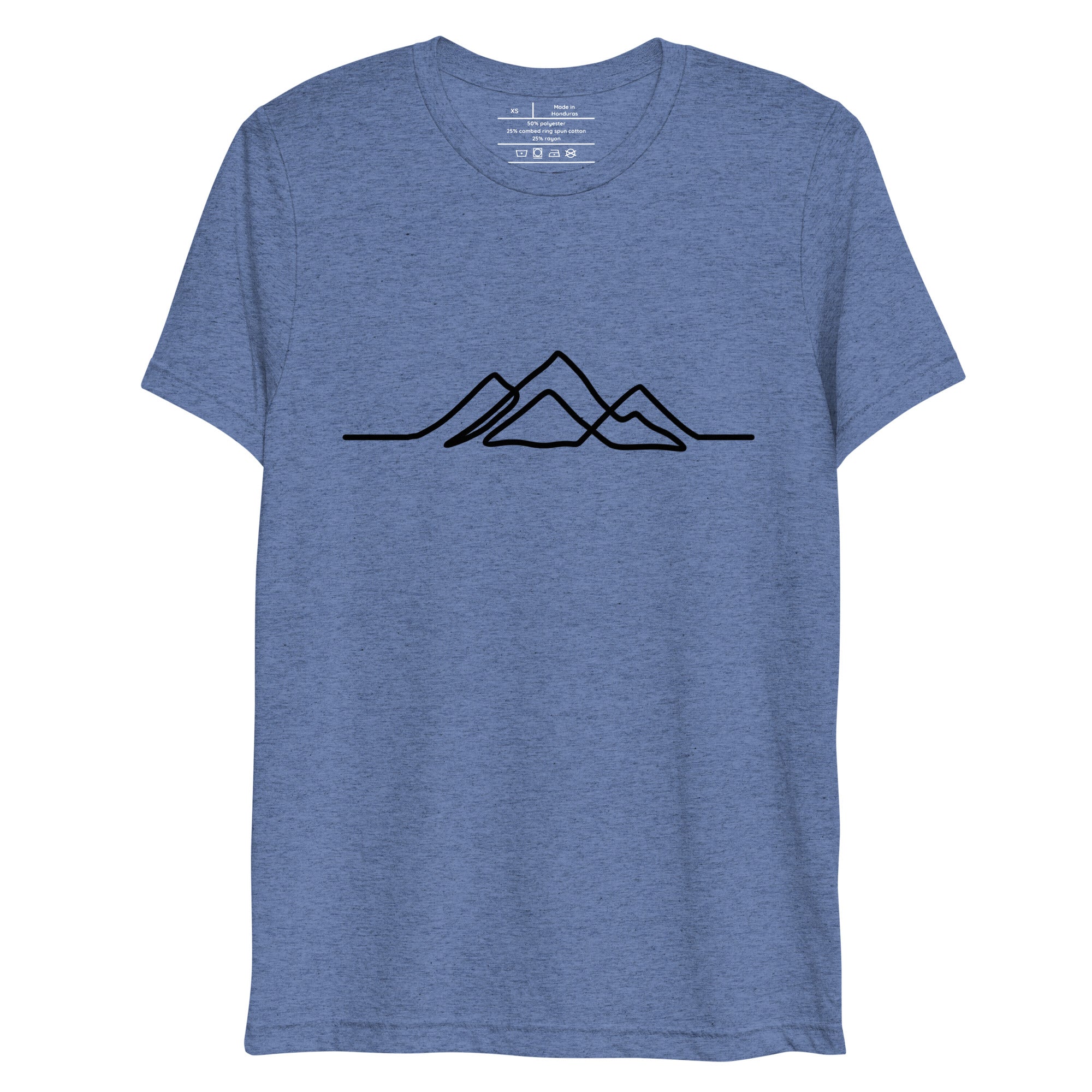 Mens Single Line Mountain Design Tee