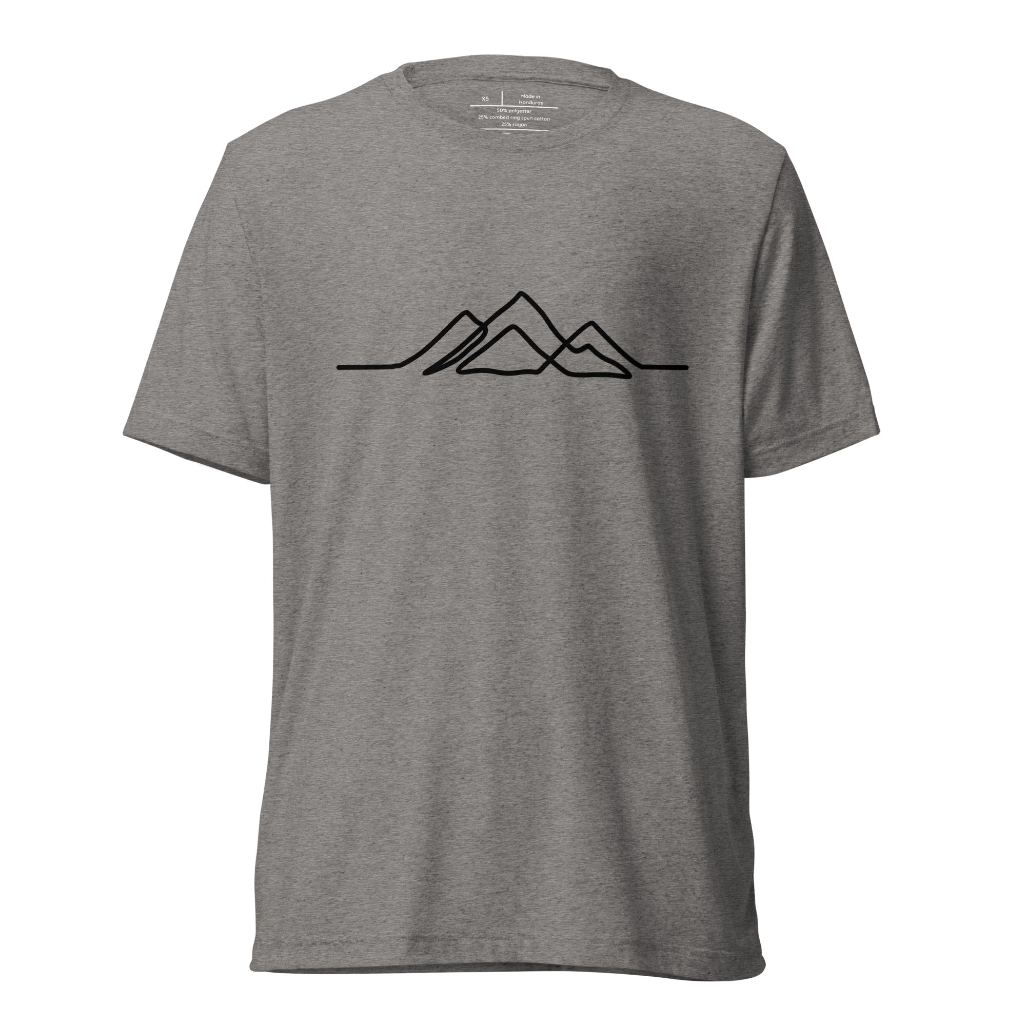 Mens Single Line Mountain Design Tee