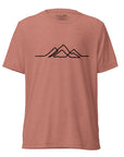 Mens Single Line Mountain Design Tee