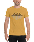Mens Tee - Mountain Cityscape