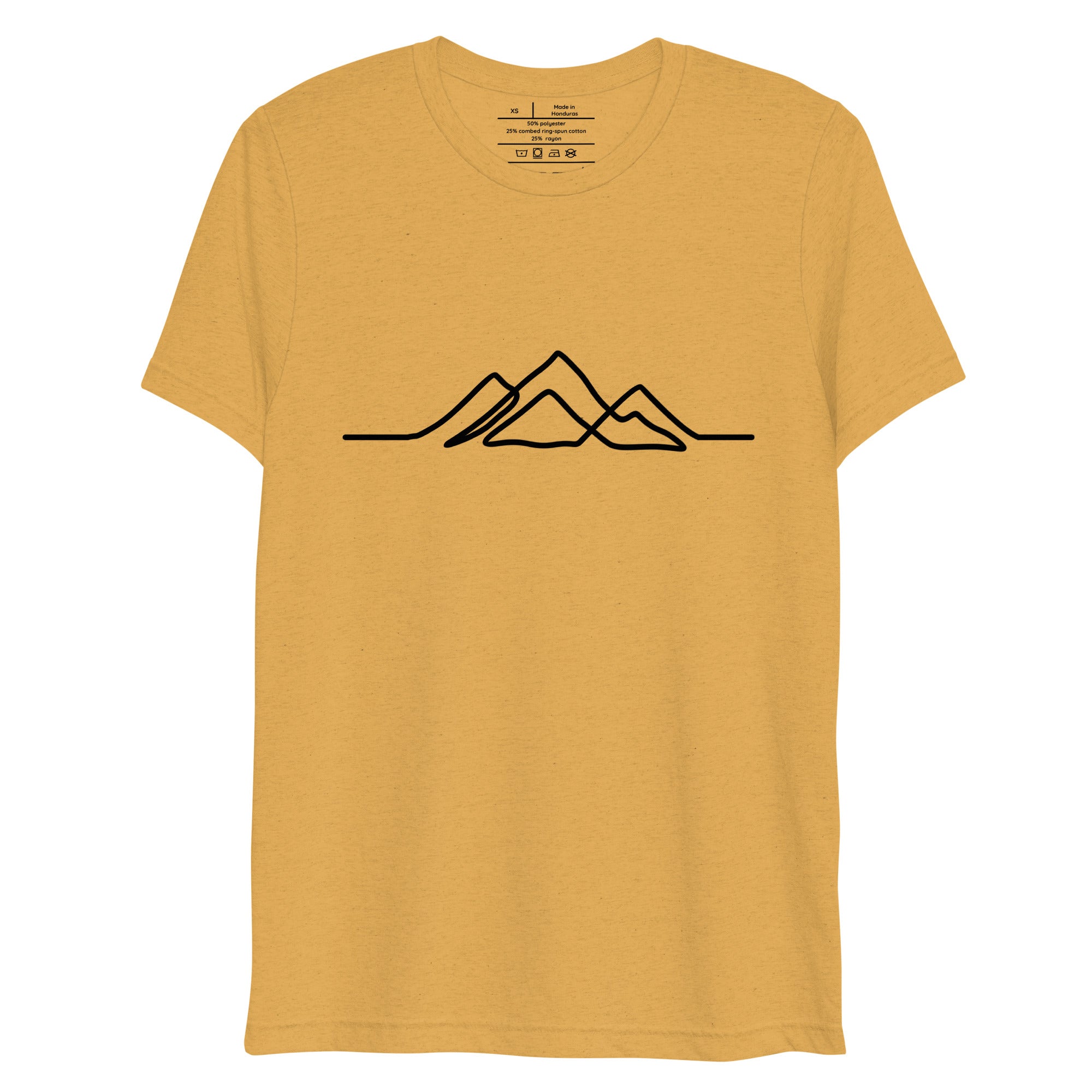 Mens Single Line Mountain Design Tee