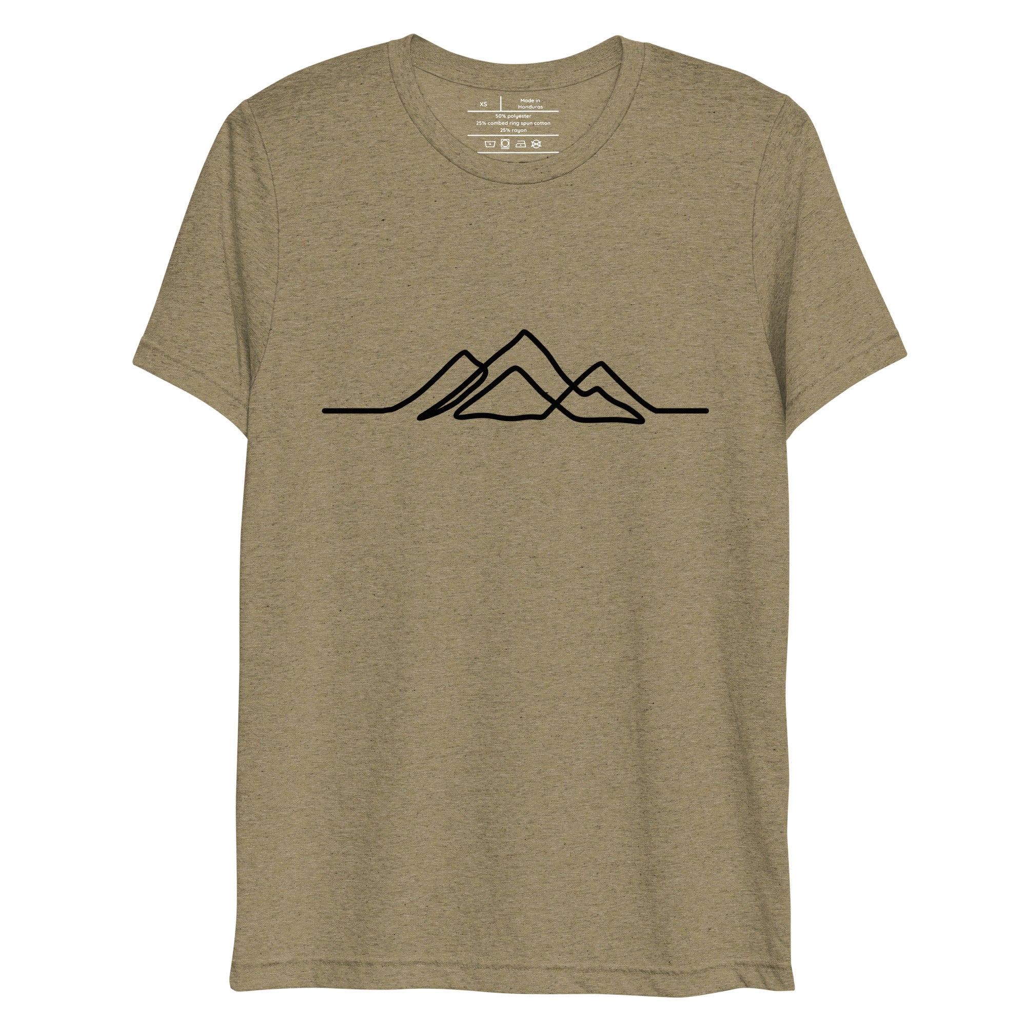 Mens Single Line Mountain Design Tee