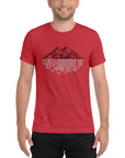 Mens Tee - Mountain Cityscape