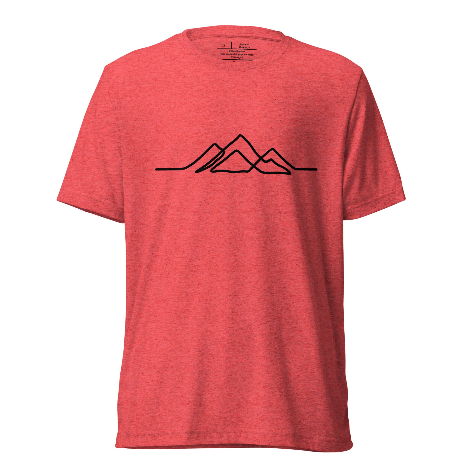 Mens Single Line Mountain Design Tee