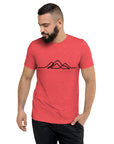 Mens Single Line Mountain Design Tee