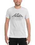 Mens Tee - Mountain Cityscape