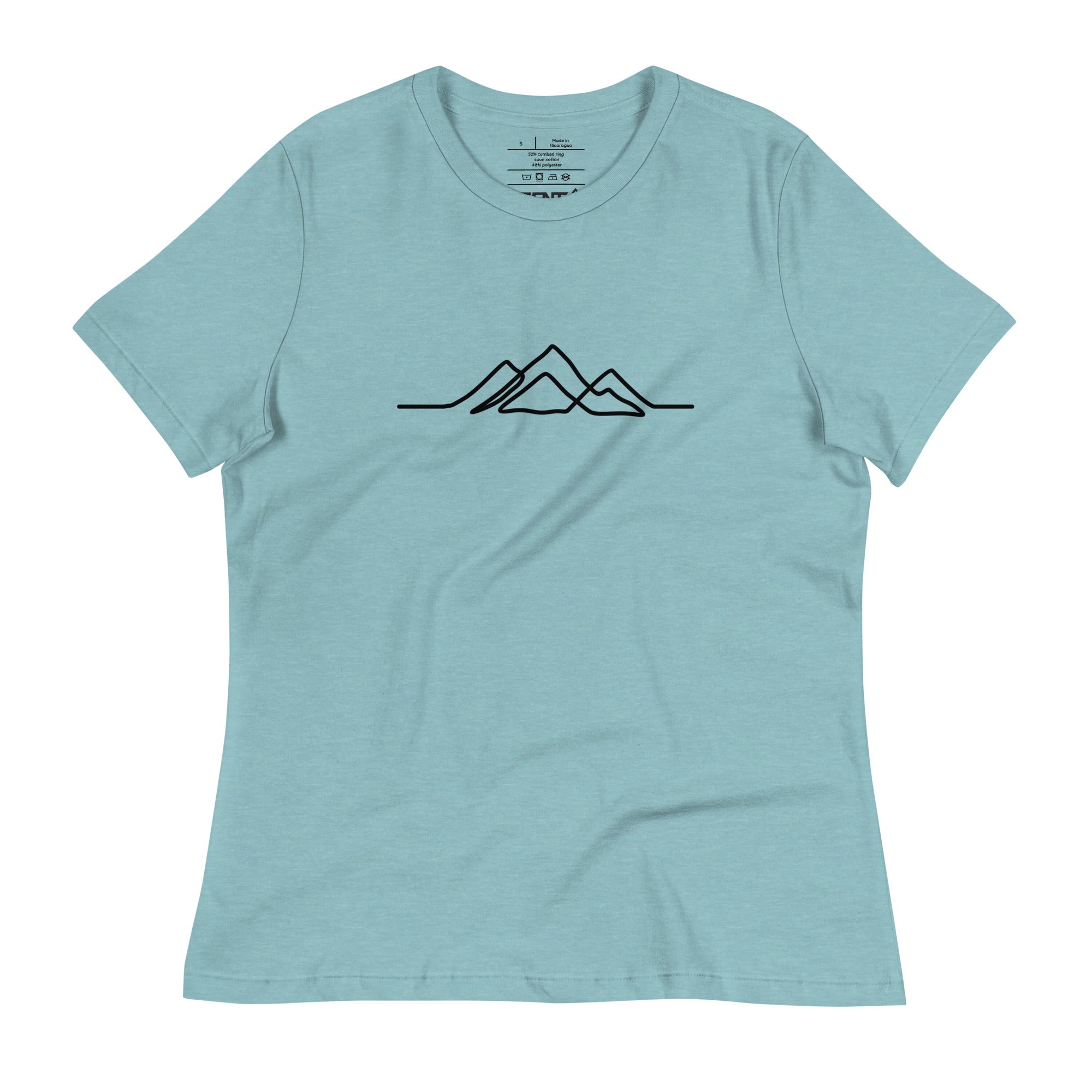 Women's Single Line Mountain Relaxed Tee