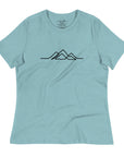 Women's Single Line Mountain Relaxed Tee