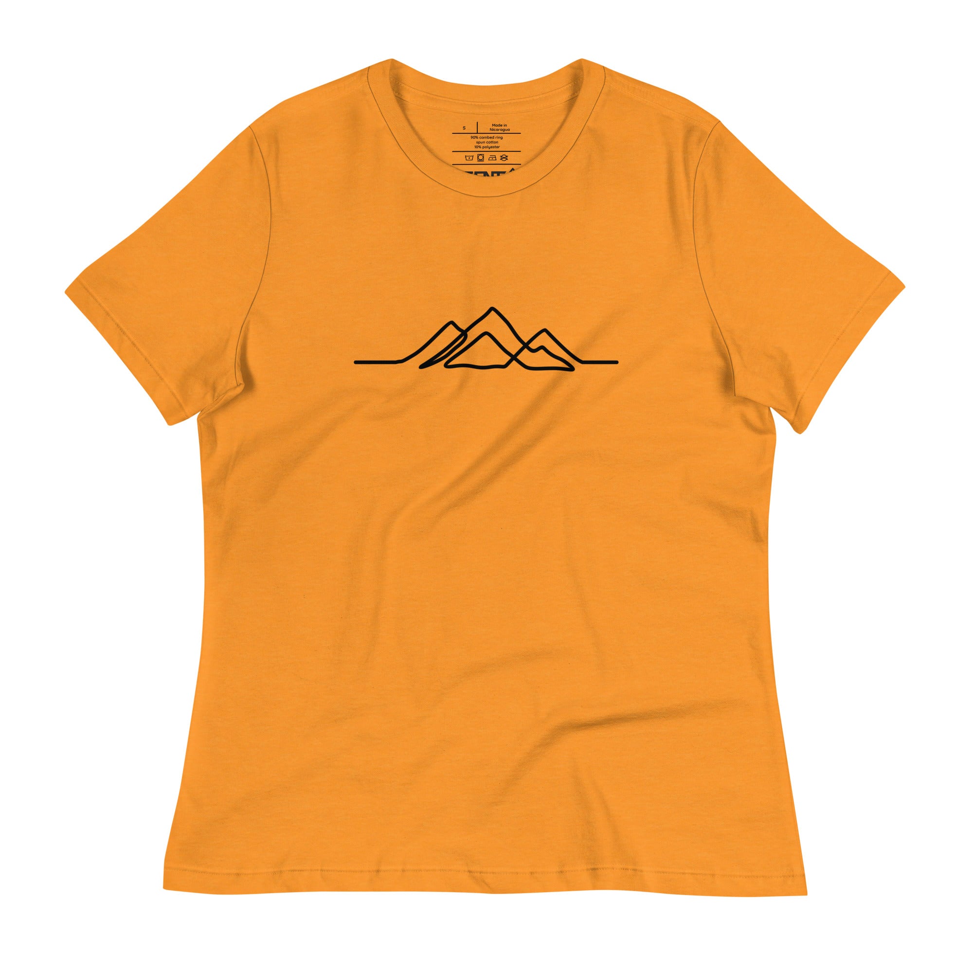 Women's Single Line Mountain Relaxed Tee