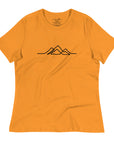 Women's Single Line Mountain Relaxed Tee