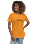 Women's Single Line Mountain Relaxed Tee