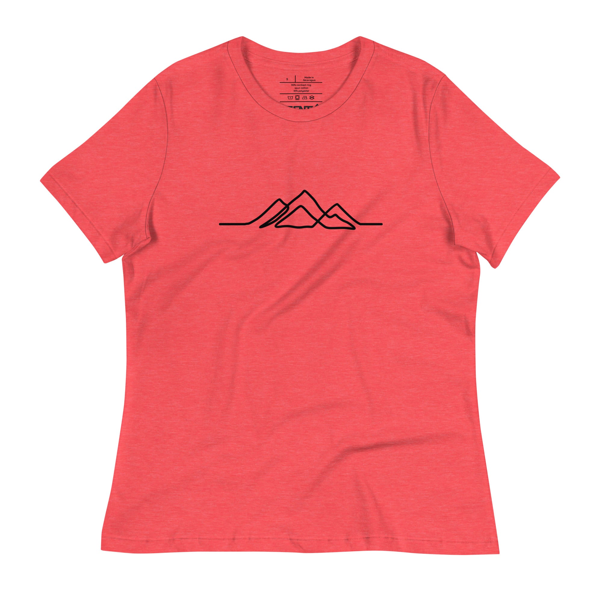 Women's Single Line Mountain Relaxed Tee