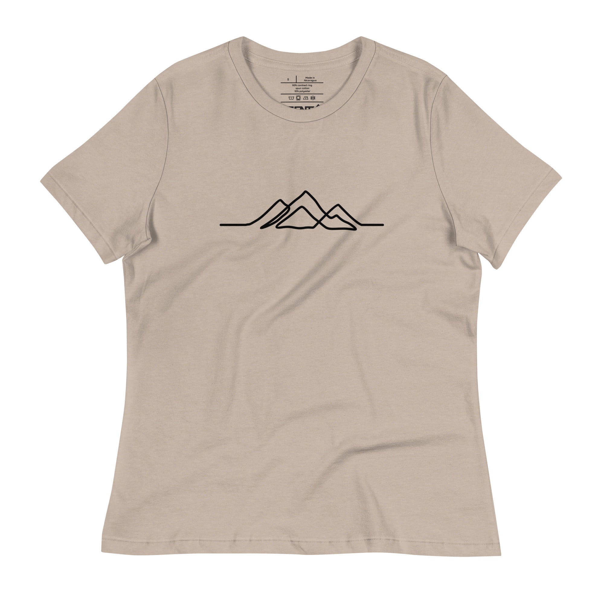 Women's Single Line Mountain Relaxed Tee
