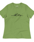 Women's Single Line Mountain Relaxed Tee