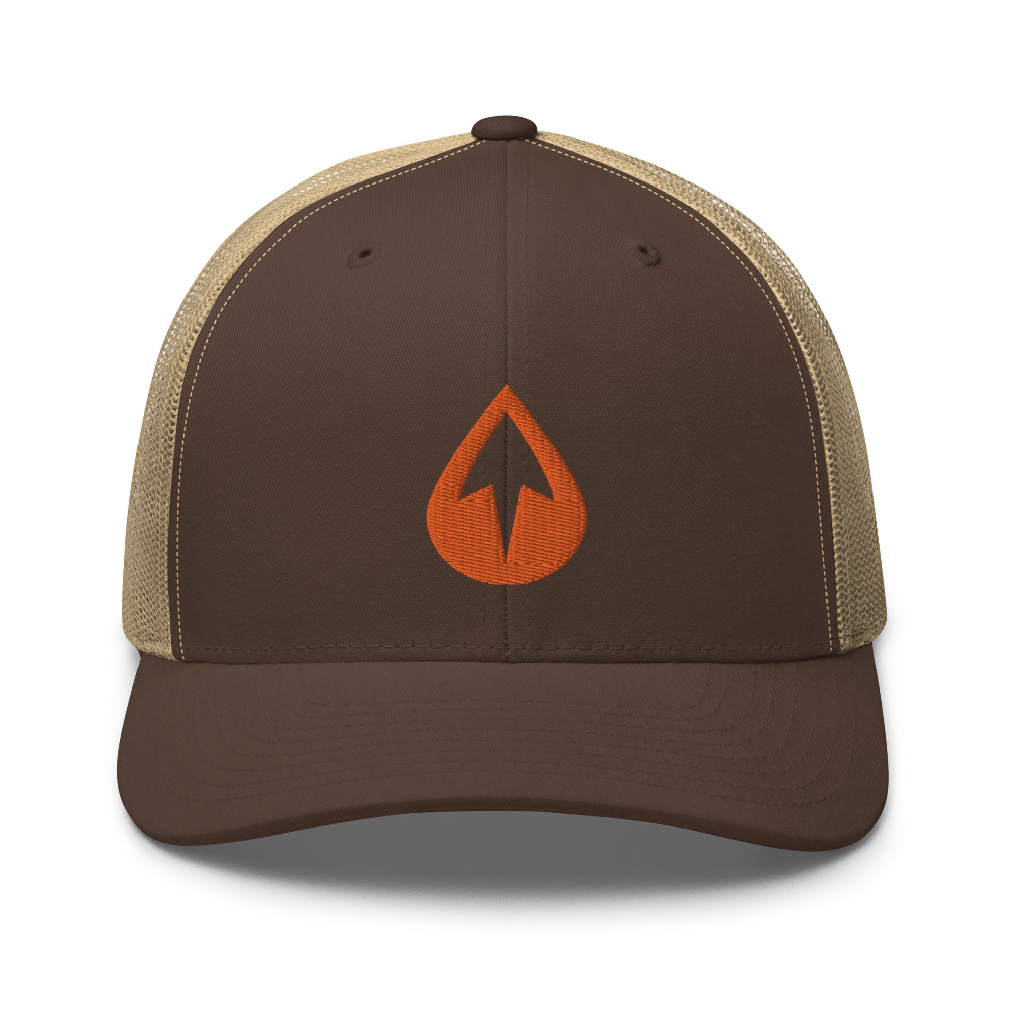 HWY logo cap gray × orange JIBS Melange Grey/White Trucker Hat